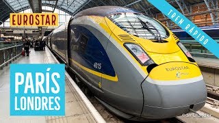 Eurostar de París a Londres  tren rápido [upl. by Nerok]