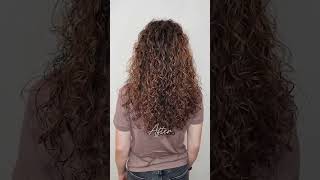 Natural Sunkissed Balayage on Curly Hair  bamhairsalongr [upl. by Adley]