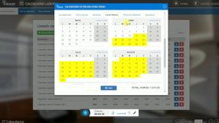 Calendario Laboral Configuración [upl. by Enos]