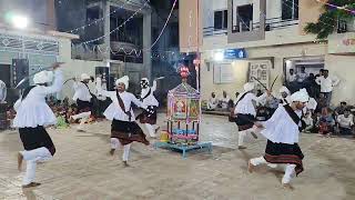 Dwarkadhis ras mandal Chitri MANGALPUR  dhal talvar ras  chitri dwarkadhish garba navratri [upl. by Leona]