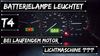 VW T4 Lichtmaschine Teil 1  Spannung prüfen Kühler in Wartungsstellung Regler tauschen [upl. by Mihar978]