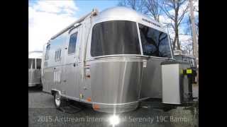 A Beautiful Airsteram bambi Travel Trailer For Sale 2015 Airstream International Serenity 19C [upl. by Olympe]