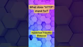 What does HTTP stand for  HyperText Transfer Protocol Explained WebTech InternetBasics [upl. by Yard422]