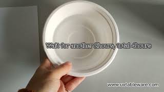 Does bagasse pulp tableware waterproof [upl. by Acessej161]