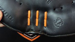 How to relace a Catchers Mitt Hinge [upl. by Fellows757]