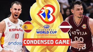 Spain 🇪🇸 vs Latvia 🇱🇻  Full Game Highlights  FIBA Basketball World Cup 2023 [upl. by Anaxor249]