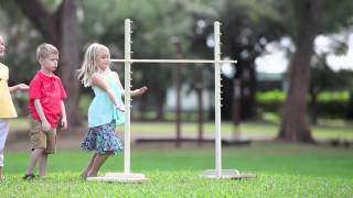 Wooden Limbo Game For KidsMagic Cabin [upl. by O'Hara675]