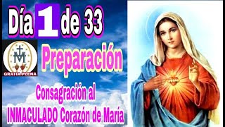 💜 Día 1 de 33 💜 Preparación 💜 Consagración al Inmaculado Corazón de María [upl. by Crabb705]