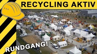 Bauforum24 Messe Rundgang über die Recycling Aktiv amp TiefbauLive Karlsruhe  Baumaschinen News [upl. by Wiltz]