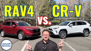 SUV Battle 2024 Honda CRV vs 2024 Toyota RAV4 [upl. by Carnay]