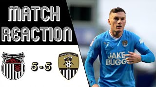 MATCH REACTION  Grimsby Town 55 Notts County [upl. by Baldridge913]