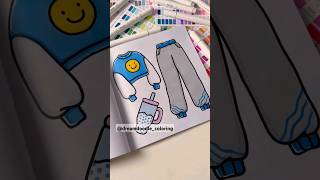 Dreamdoodle coloring  Fashion vibes coloring book coloringbook cocowyocoloringbook dreamdoodle [upl. by Naga988]