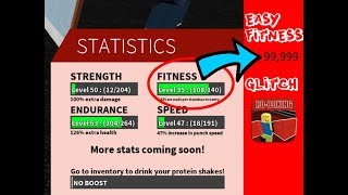 RO BOXING FITNESS GLITCH  ROBLOX RoBoxing Glitch [upl. by Anjela]