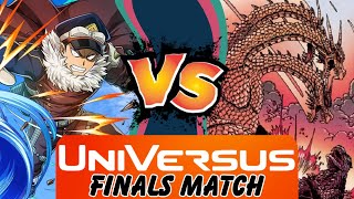 Inasa Yoarashi Water VS King Ghidorah Emperor of the Cosmos Evil  UniVersus Gameplay [upl. by Nivrag]