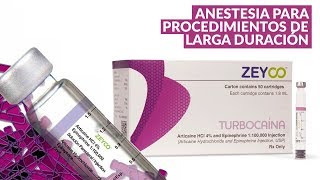 Recomendación Anestesía Turbocaína Articaína 4 Epinefrina [upl. by Edijabab]