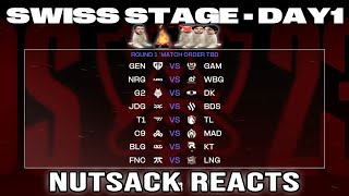 YAMATOCANNON AND THE BOYS REACT TO THE WORLDS 2023 SWISS STAGE DRAW [upl. by Cowie550]