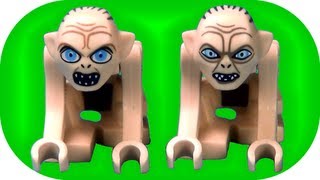 LEGO Gollum Smeagol LOTR Lord of the Rings The Hobbit LEGO Minifigure Comparison Review  BrickQueen [upl. by Aivul]