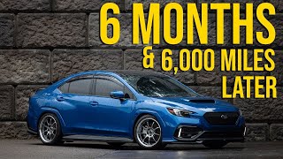 2022 Subaru WRX 6 Month Owner Review Still worth it [upl. by Nuris]