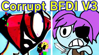 Friday Night Funkin Battle for Corrupted Island 30 DEMO Learn With Pibby x FNF Mod BFDI Glitch [upl. by Motteo]