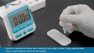 Clongene  Clungene COVID19 amp Influenza AB Antigen Combo Rapid Test Swab  Video  HD  EN [upl. by Helene731]