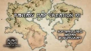 How to create a map 101 using Wonderdraft [upl. by Riatsala]