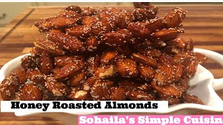 Honey Roasted Almonds خسته ‌شيرين [upl. by Llevol620]