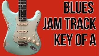 Blues Jam Track Key of A Blues Backing Tracks [upl. by Hailat998]