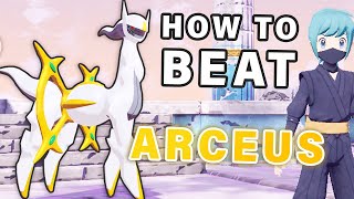 How to Beat ARCEUS Fight ► Pokemon Legends Arceus [upl. by Rialc]