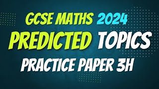 2024 Predicted Practice Paper 3 Higher GCSE Maths Edexcel [upl. by Ahsotan]