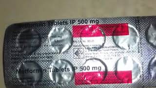 metformin tablets ip 500mg usesside effects review in hindi [upl. by Hgielac]