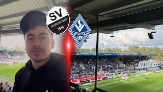 3LIGA  MANNHEIMER FANINVASION 🔥🔵⚫️  SV SANDHAUSEN vs SV WALDHOF MANNHEIM  Stadionvlog [upl. by Fem]