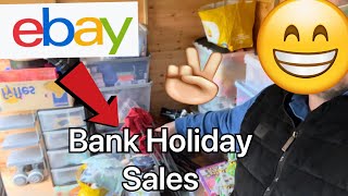 Super Busy On eBay  Bank Holiday Sales  Uk eBay Reseller [upl. by Kirstyn]