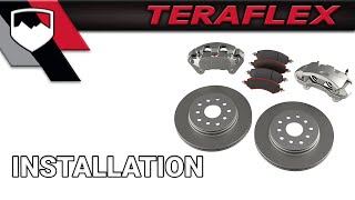 TeraFlex Install JK Big Brake Kit  Part 22 [upl. by Ruprecht]