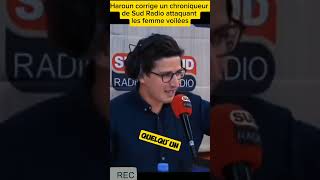 humoriste Haroun corrige un chroniqueur de Sud Radio [upl. by Saxon]