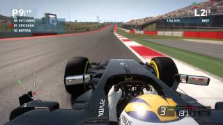 F1 2014 The Game  quotPlayStationquot Caterham  Austin [upl. by Harilda138]