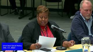 Seattle School Board Special Meeting  Oct 17 2023 [upl. by Gabler]