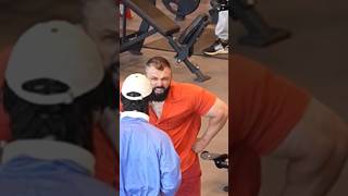 Cleaner ANATOLY Shocks BODYBUILDER in a GYM anatoly fitness gym [upl. by Ehctav953]