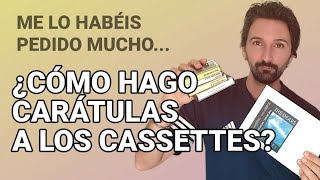 ¿Cómo hago las caratulas a los cassettes  Tutorial [upl. by Anett]