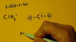Lewis Dot Structure of ClO2 Chlorite Ion [upl. by Barby646]