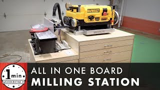 Jointer amp Planer Stand with Dust Collection [upl. by Wolfort]