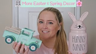 Easter amp Spring Decor Haul  Rae Dunn  Hobby Lobby  Target [upl. by Narrad]