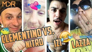 SFIDA CLEMENTINO VS IZI CON ERNIA RKOMI LAZZA NITRO E LA RAGAZZA [upl. by Elades]