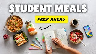 Easy STUDENT recipes MEAL PREP friendly 🍱 [upl. by Boothman]