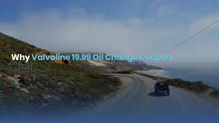 Valvoline 1999 Oil Change Coupon Instant Synthetic Oil Change  MySavingHub [upl. by Ymrots]