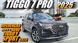 TIGGO 7 PRO MAX DRIVE 2025  O que muda em relação a nova versão do TIGGO 7 SPORT 2025 [upl. by Dickenson996]