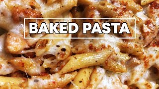 Baked Pasta Recipe  Italian Cuisine  Homemade Pasta Sauce [upl. by Ilujna604]