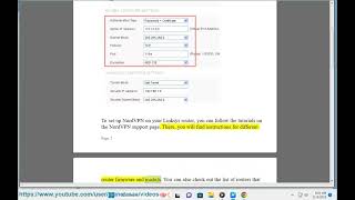 Set up NordVPN on Linksys router [upl. by Anirrehs242]