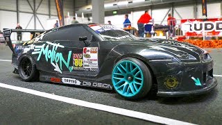 MEGA RC MODEL DRIFT CARS IN DETAIL AND ACTION RC DRIFT BUS RC NISSAN RC BMW [upl. by Noslien]