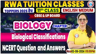 Class 11 Biology Chapter 2  Biological classifications By Vandana Mam [upl. by Annaerda938]