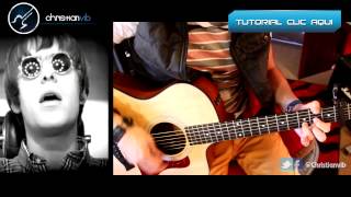 Wonderwall  OASIS  Cover Guitar Tutorial Guitarra Acustica Cover [upl. by Pietrek]